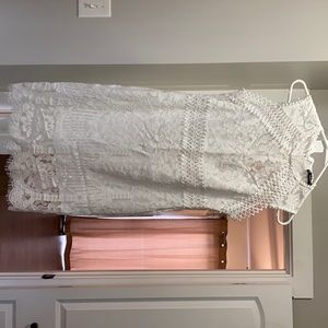 White lace SHEIN dress